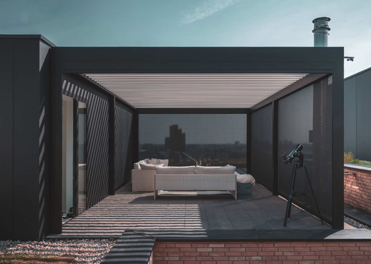 WellDeck VERDI bioklimatikus pergola
